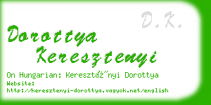 dorottya keresztenyi business card